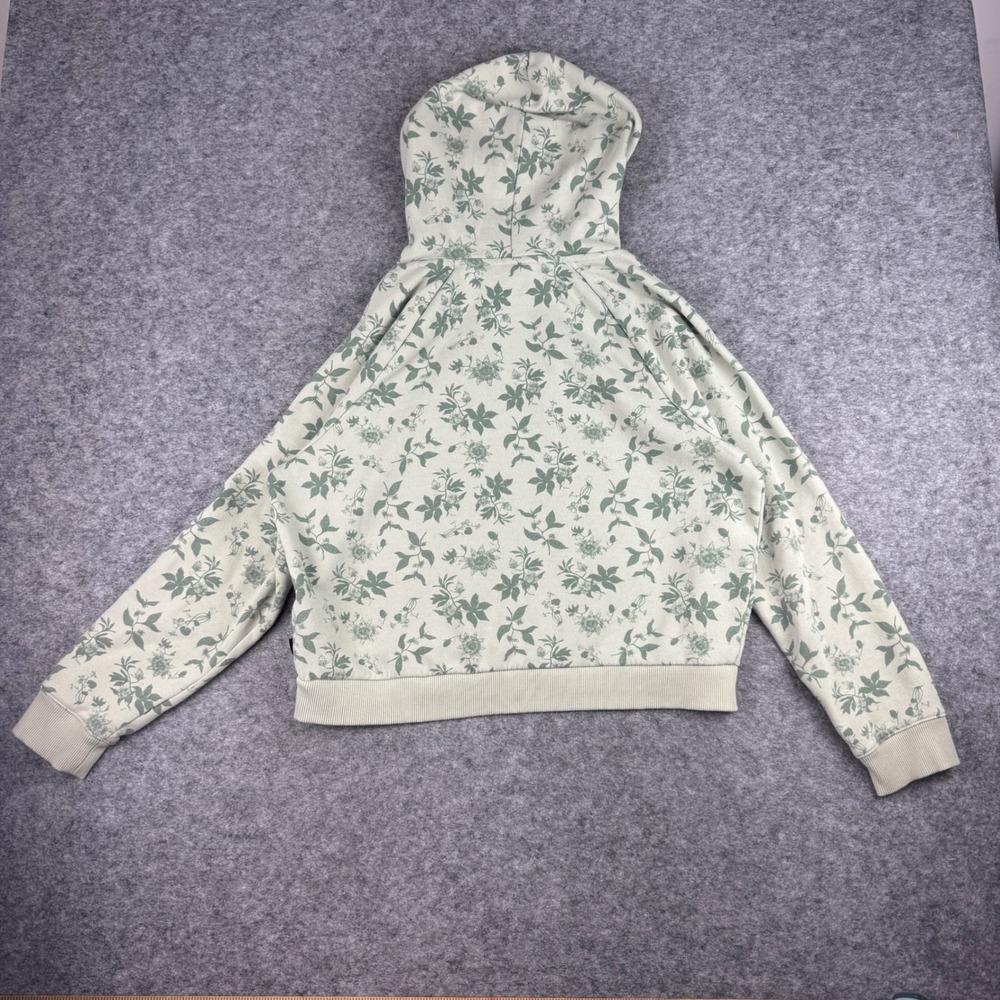 Vans Sage Green Floral Hooded Sweatshirt - Picture 3 of 8